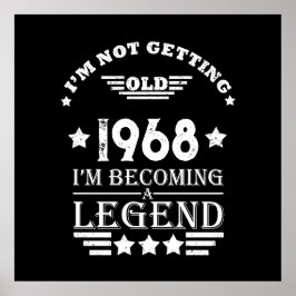 Gepersonaliseerd  55ste verjaardagsfeest poster