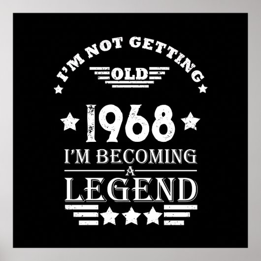 Gepersonaliseerd  55ste verjaardagsfeest poster (Voorkant)