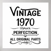 Gepersonaliseerd  55ste verjaardagsfeest poster (Voorkant)