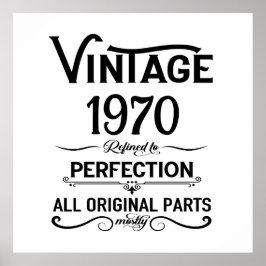 Gepersonaliseerd  55ste verjaardagsfeest poster