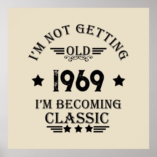 Gepersonaliseerd  55ste verjaardagsfeest poster (Voorkant)