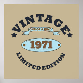 Gepersonaliseerd  55ste verjaardagsfeest poster