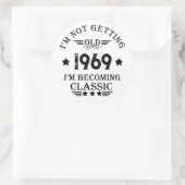 Gepersonaliseerd  55ste verjaardagsfeest ronde sticker (Tas)