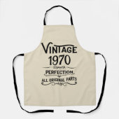 Gepersonaliseerd 55ste verjaardagsfeest schort (Voorkant)