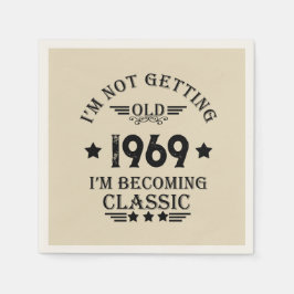 Gepersonaliseerd  55ste verjaardagsfeest servet