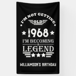 Gepersonaliseerd  55ste verjaardagsfeest spandoek