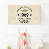 Gepersonaliseerd  55ste verjaardagsfeest spandoek (Insitu)