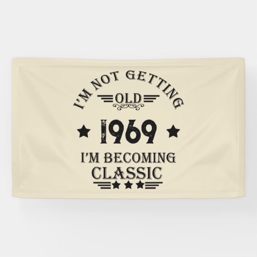 Gepersonaliseerd 55ste verjaardagsfeest spandoek (Horizontaal)