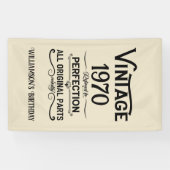 Gepersonaliseerd 55ste verjaardagsfeest spandoek (Horizontaal)