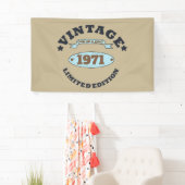 Gepersonaliseerd 55ste verjaardagsfeest spandoek (Insitu)