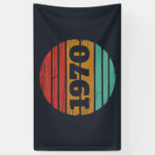 Gepersonaliseerd  55ste verjaardagsfeest spandoek (Verticaal)