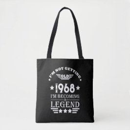 Gepersonaliseerd  55ste verjaardagsfeest tote bag