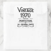 Gepersonaliseerd 55ste verjaardagsfeest vierkante sticker (Tas)