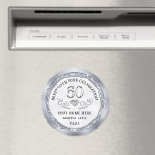 Gepersonaliseerd, 60e verjaardag Souvenir Ideeën,  Magneet (Insitu (Vaatwasser))