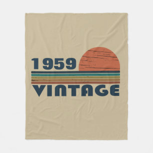 Gepersonaliseerd 65e verjaardagscadeau fleece deken