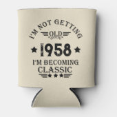 Gepersonaliseerd 65ste verjaardagsfeest blikjeskoeler (Voorkant)