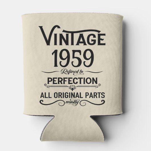 Gepersonaliseerd  65ste verjaardagsfeest blikjeskoeler (Achterkant)