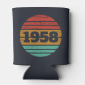 Gepersonaliseerd  65ste verjaardagsfeest blikjeskoeler (Achterkant)