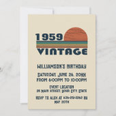 Gepersonaliseerd  65ste verjaardagsfeest kaart (Voorkant)