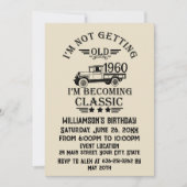 Gepersonaliseerd  65ste verjaardagsfeest kaart (Voorkant)