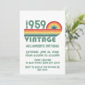 Gepersonaliseerd  65ste verjaardagsfeest kaart (Staand voorkant)