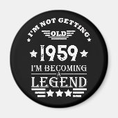 Gepersonaliseerd  65ste verjaardagsfeest magneet (Voorkant)