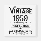 Gepersonaliseerd  65ste verjaardagsfeest magneet (Voorkant)