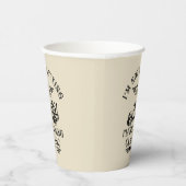 Gepersonaliseerd  65ste verjaardagsfeest papieren bekers (Rechts)