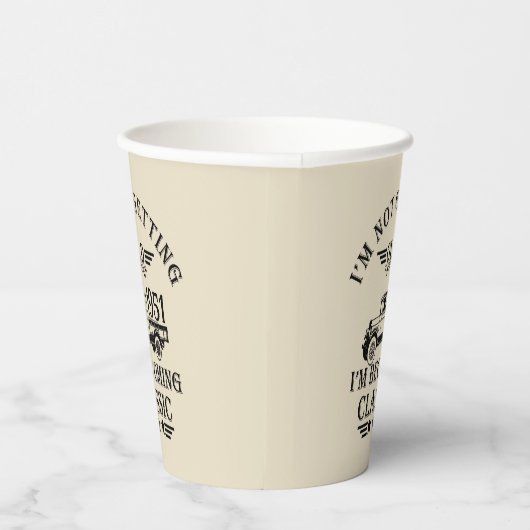 Gepersonaliseerd  65ste verjaardagsfeest papieren bekers (Rechts)