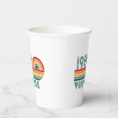 Gepersonaliseerd  65ste verjaardagsfeest papieren bekers (Rechts)