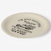 Gepersonaliseerd  65ste verjaardagsfeest papieren bordje (Gekanteld)