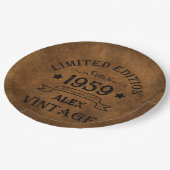 Gepersonaliseerd  65ste verjaardagsfeest papieren bordje (Gekanteld)