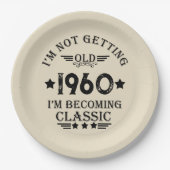 Gepersonaliseerd  65ste verjaardagsfeest papieren bordje (Voorkant)