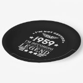 Gepersonaliseerd  65ste verjaardagsfeest papieren bordje (Gekanteld)