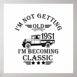 Gepersonaliseerd 65ste verjaardagsfeest poster