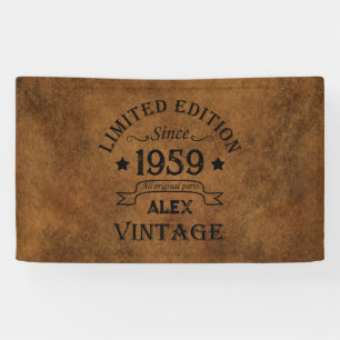 Gepersonaliseerd 65ste verjaardagsfeest spandoek