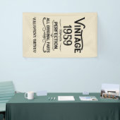 Gepersonaliseerd  65ste verjaardagsfeest spandoek (Beurs)