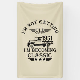 Gepersonaliseerd 65ste verjaardagsfeest spandoek