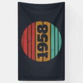 Gepersonaliseerd  65ste verjaardagsfeest spandoek (Verticaal)