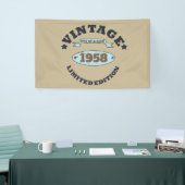 Gepersonaliseerd 65ste verjaardagsfeest spandoek (Beurs)