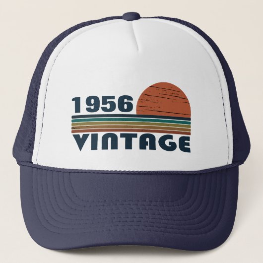 Gepersonaliseerd  65ste verjaardagsfeest trucker pet (Voorkant)