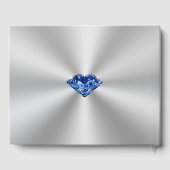 Gepersonaliseerd 65th Wedding Jubileum Gastenboek (Achterkant)