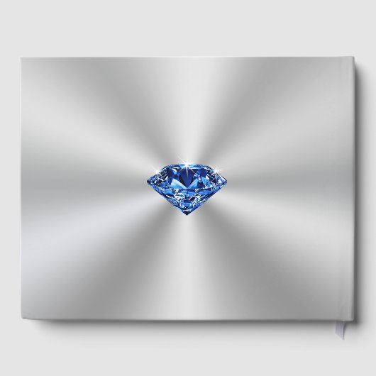 Gepersonaliseerd 65th Wedding Jubileum Gastenboek (Achterkant)