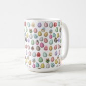 Gepersonaliseerd 6 foto Paasei patroon Koffiemok (Voorkant rechts)