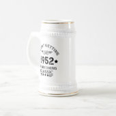 Gepersonaliseerd 70-jarig  70-jarig verjaardagsfee bierpul (Voorkant links)