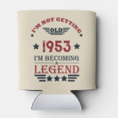 Gepersonaliseerd 70-jarig  70-jarig verjaardagsfee blikjeskoeler (Achterkant)