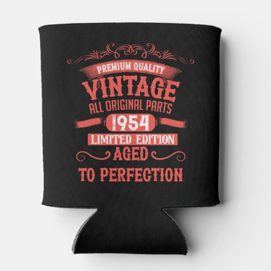 Gepersonaliseerd 70-jarig  70-jarig verjaardagsfee blikjeskoeler (Achterkant)