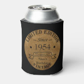 Gepersonaliseerd 70-jarig  70-jarig verjaardagsfee blikjeskoeler (Blikje Achterkant)