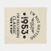 Gepersonaliseerd 70-jarig  70-jarig verjaardagsfee fleece deken (Voorkant (Horizontaal))