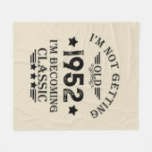 Gepersonaliseerd 70-jarig 70-jarig verjaardagsfee fleece deken (Voorkant (Horizontaal))